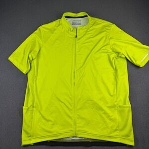 Specialized RBX w/SWAT Cycling Jersey Mens XL Neon Yellow Short Sleeve Full Zip